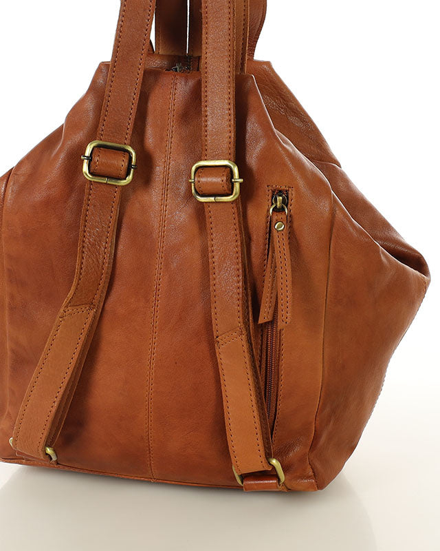 BOCCACCIO. Damski plecak miejski z włoskiej skóry naturalnej