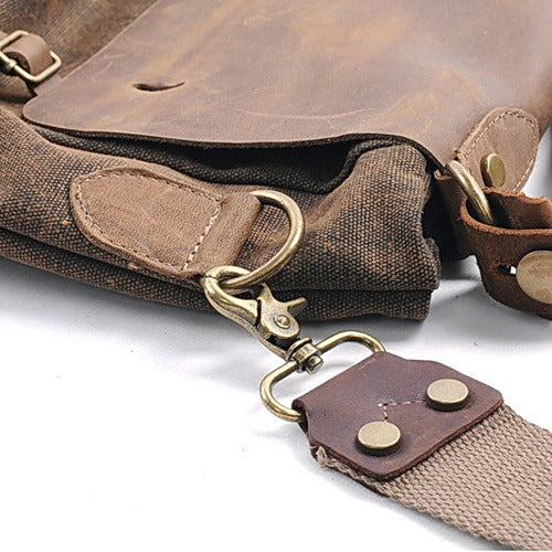 MAIL VINTAGE Large women's fabric crossbody bag XXL