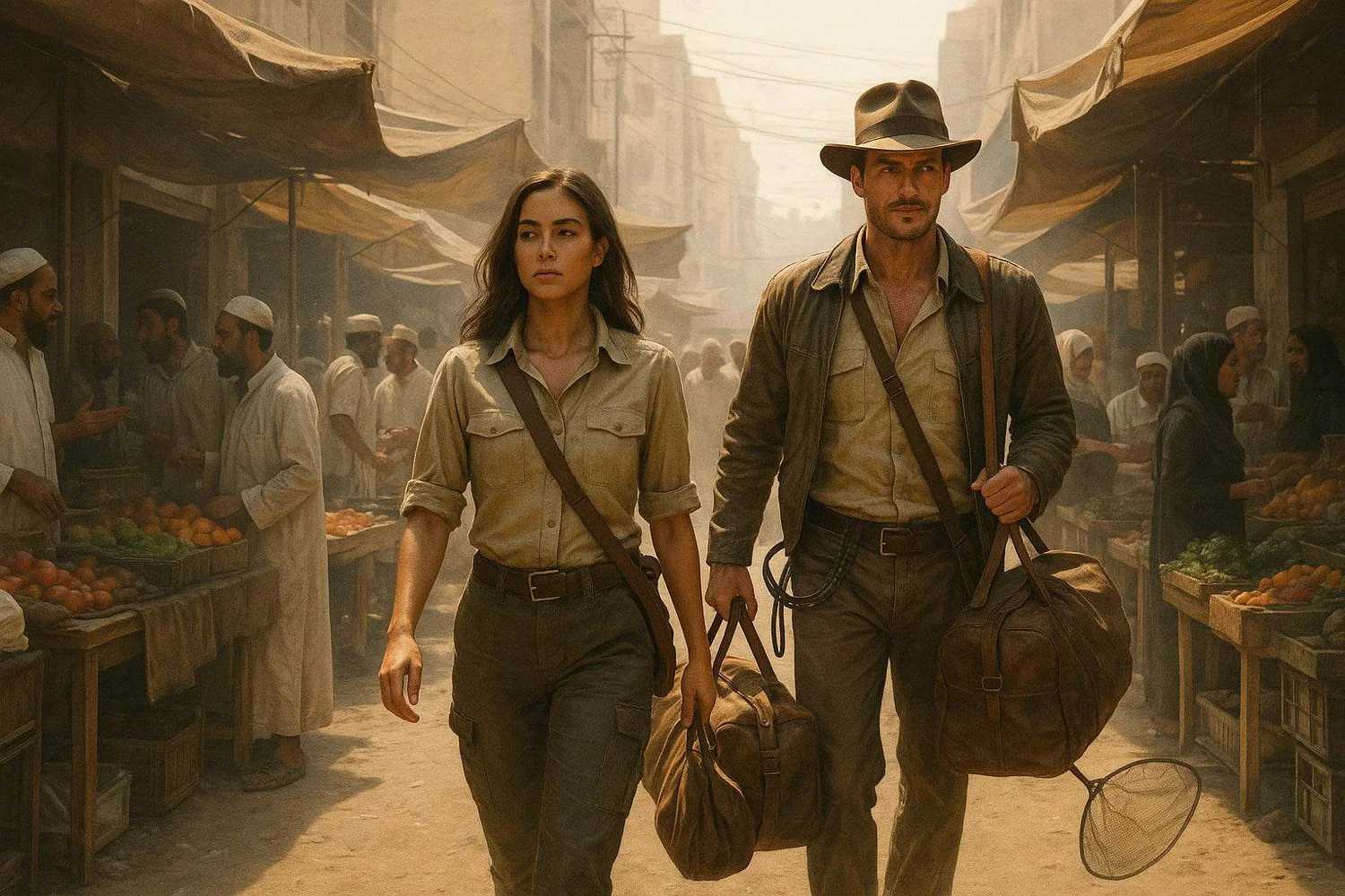 skórzane torby podróżne w stylu vintage / vintage style leather travel bags women's men's brown / läder resväskor i vintagestil kvinnor män brun